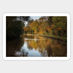 Autumn on the Shropshire Union Canal Sticker